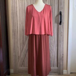 Woman Within L 18/20 Slinky Popover Dress
